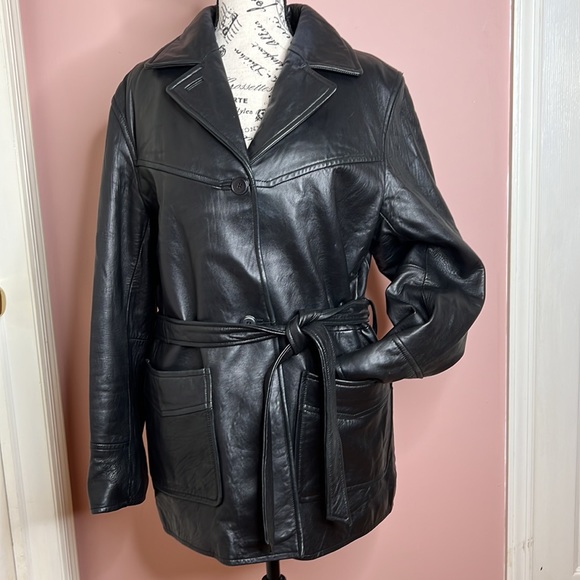 Mercia Italy Lamb Jacket. Black. NWOT. SIZE M - Picture 7 of 10